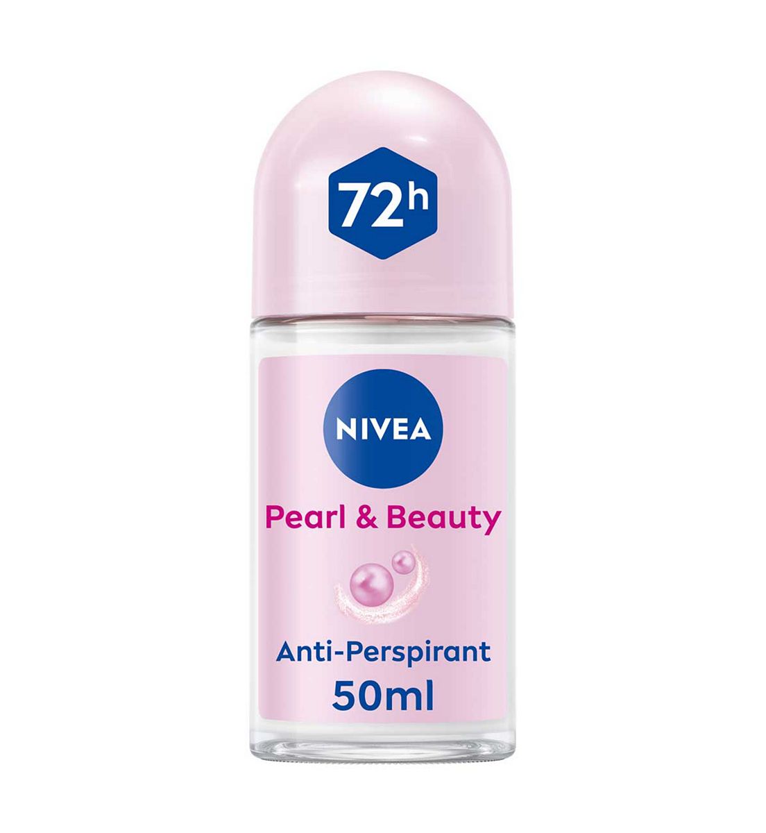 Nivea Anti-Perspirant Deodorant Roll-On, Pearl & Beauty, 72 Hours 50ml