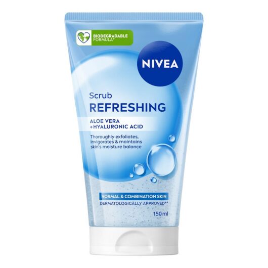 Nivea Refreshing Face Scrub With Hyaluronic Acid 150ml