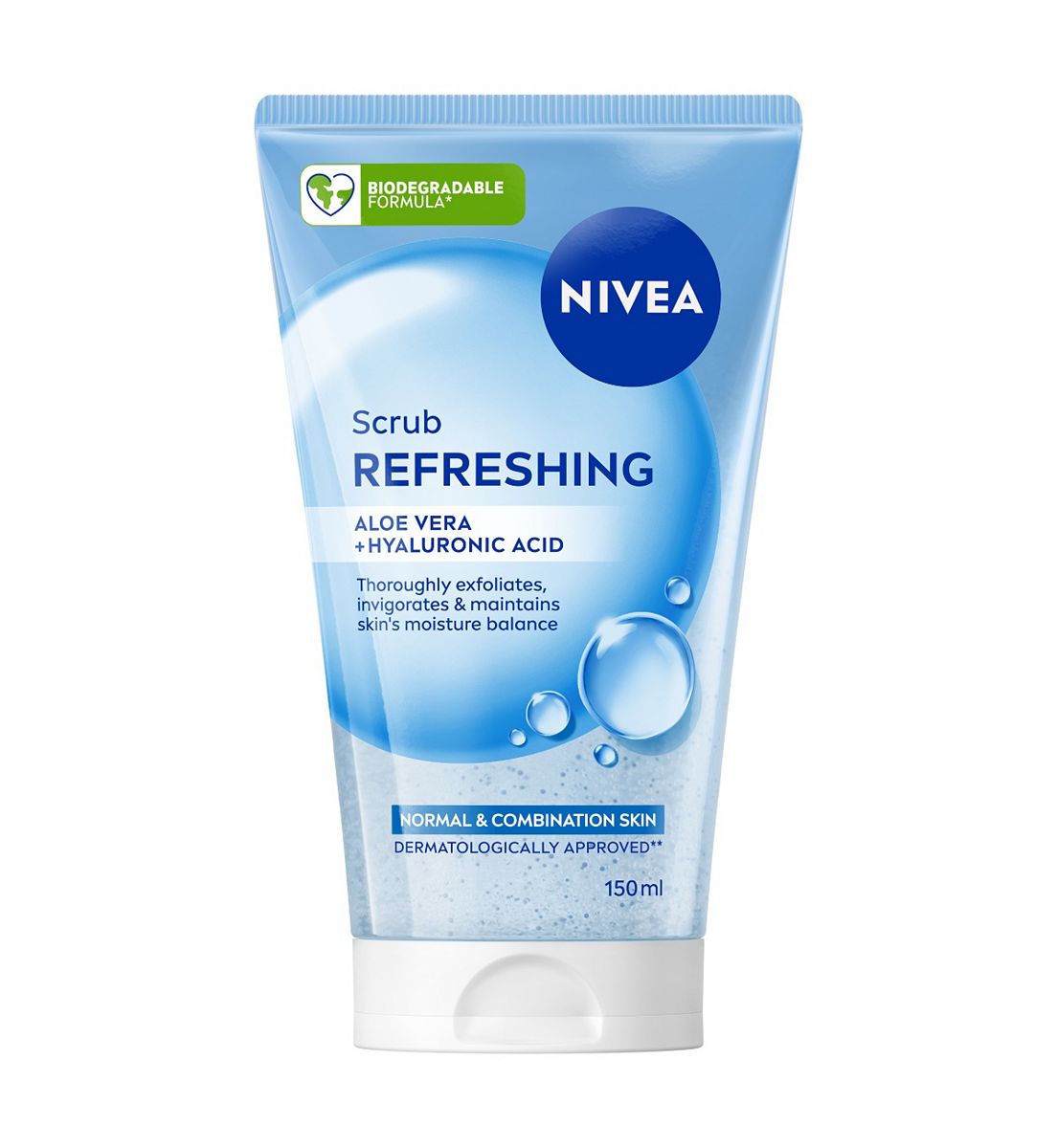 Nivea Refreshing Face Scrub With Hyaluronic Acid 150ml