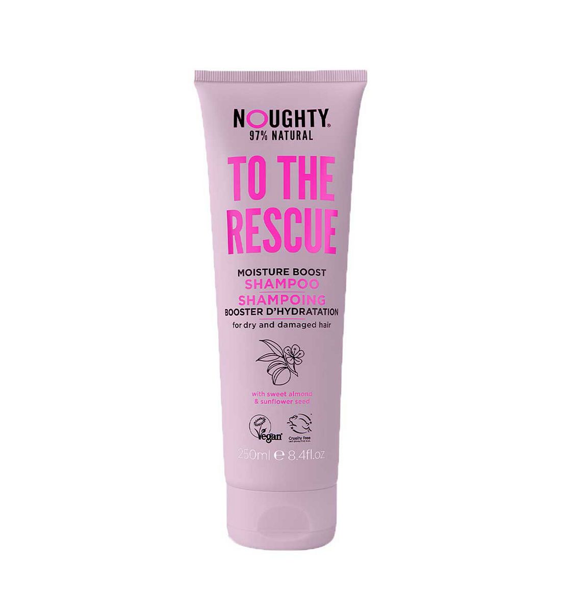 Noughty To The Rescue Moisture Boost Shampoo250 ml, 250ml