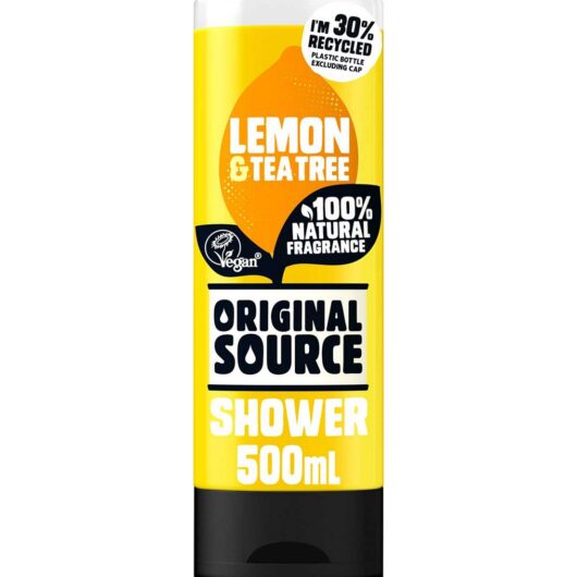 Original Source Lemon & Tea Tree Shower Gel Body Wash 500ml