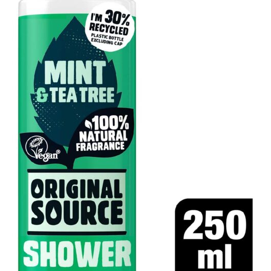 Original Source Mint & Tea Tree Shower Gel Body Wash250 ml, 250ml