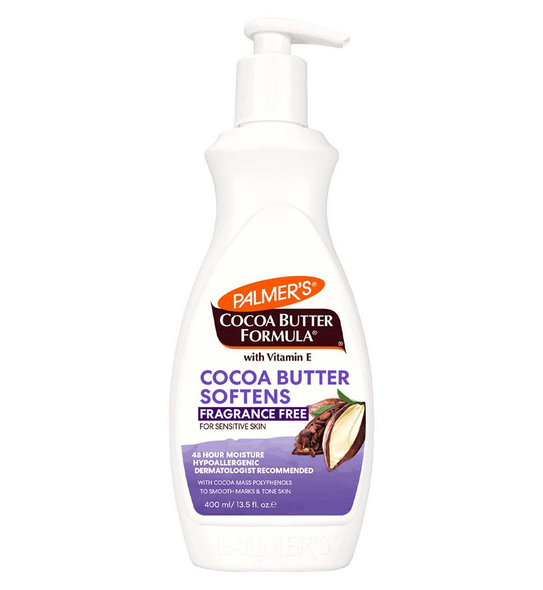 Palmer's Cocoa Butter Formula Fragrance Free 400ml