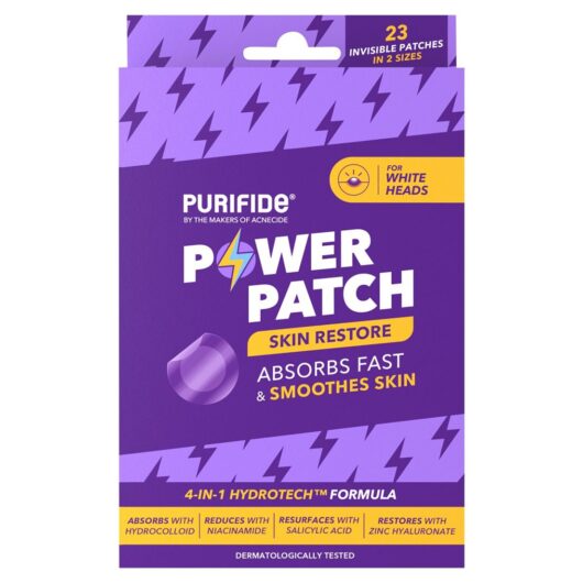 Purifide By Acnecide Skin Restore Pimple Patches, 23 Hydrocolloid Invisible Spot Patches