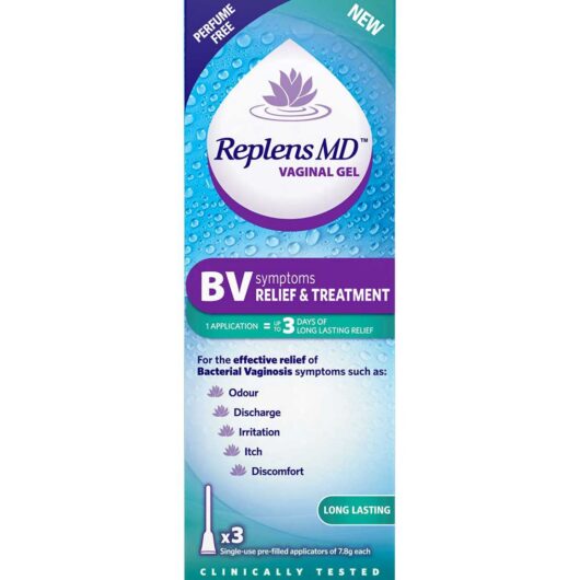 Replens Md Bv Symptoms Relief & Treatment Vaginal Gel 3 Pre-Filled Applicators