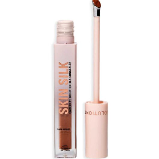 Revolution Skin Silk Serum Under Eye Brightener & Concealer Deep Red 4ml