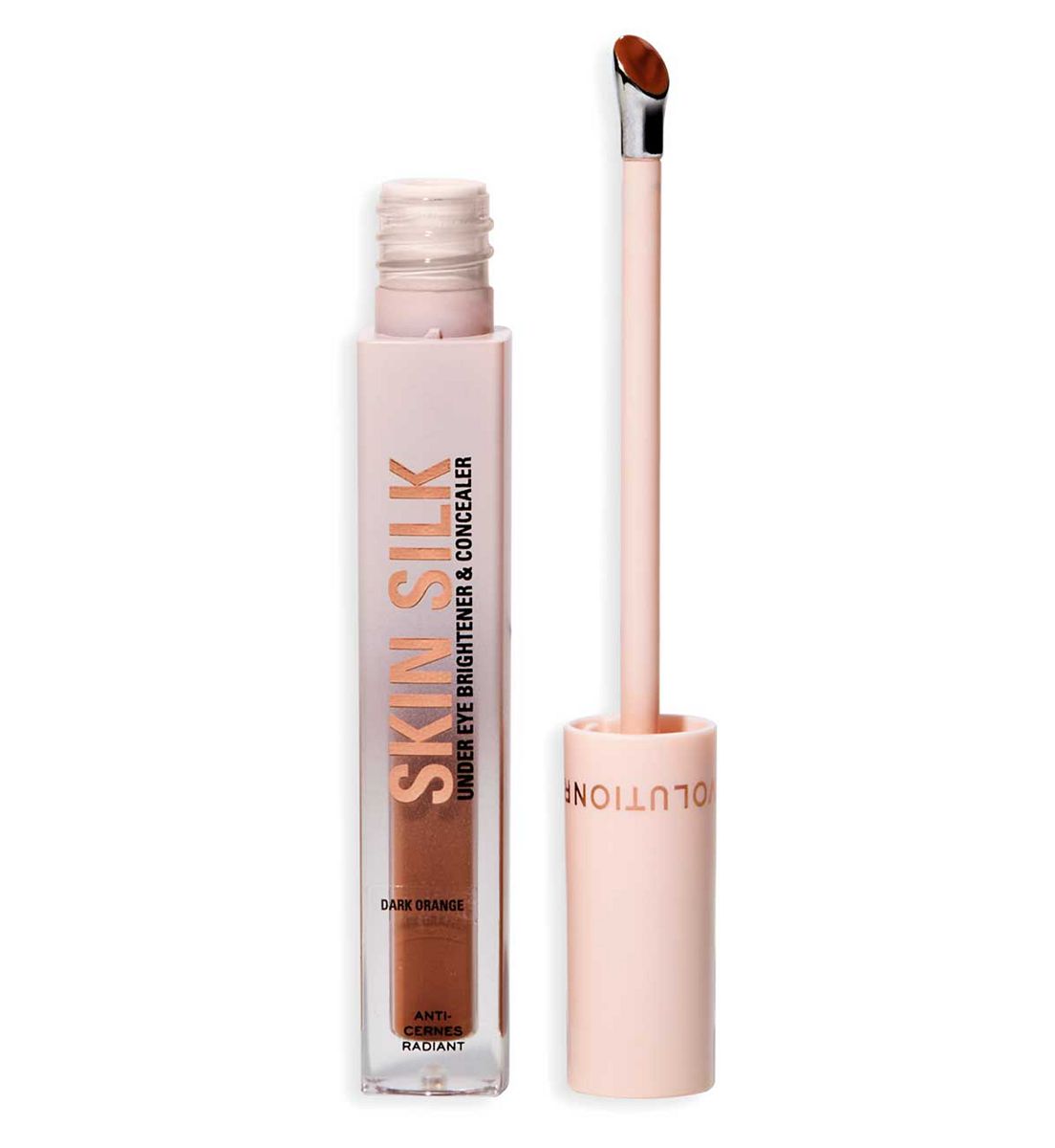 Revolution Skin Silk Serum Under Eye Brightener & Concealer Tan Golden 4ml