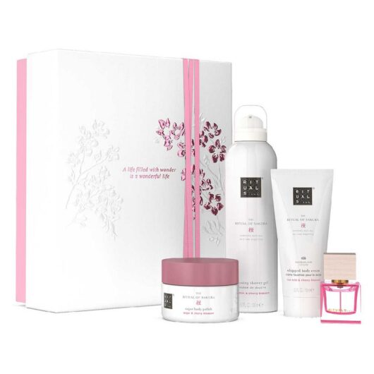Rituals The Ritual Of Sakura Rice Milk & Cherry Blossom Bath Body Medium Gift Set