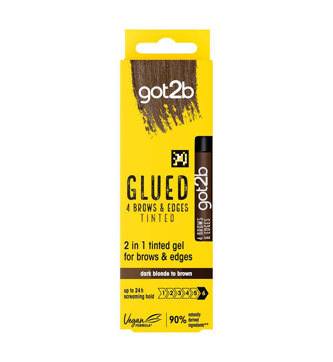 Schwarzkopf Got2B Glued 4 Brows & Edges Tinted Brown 16ml