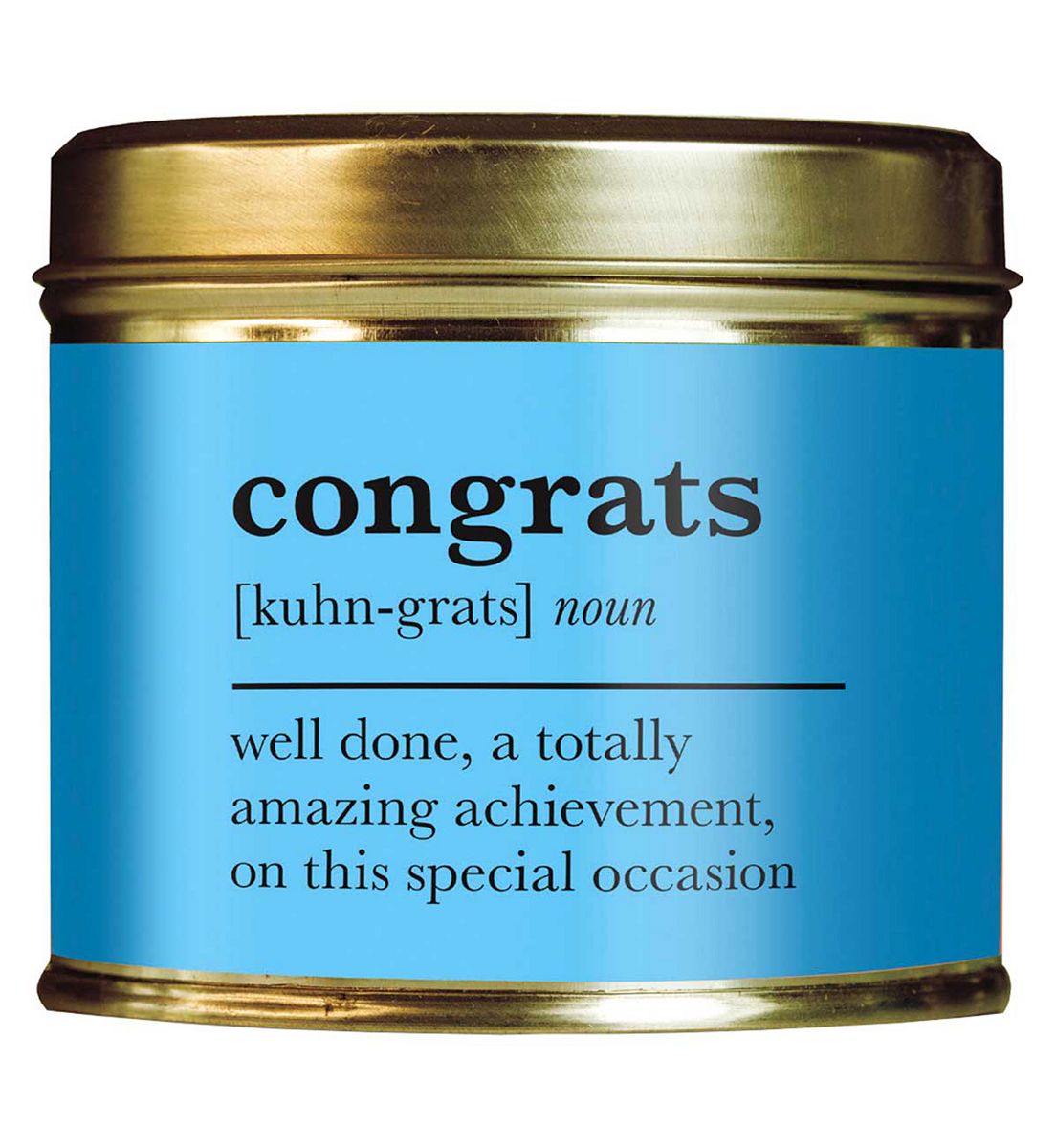 Shearer Candles Congrats, Well Done, A Totally Amazing Achievement, On This Special Occasion Tin Candle 204g