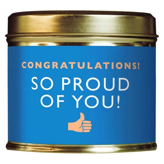 Shearer Candles Congratulations So Proud Of You Tin Candle 204g