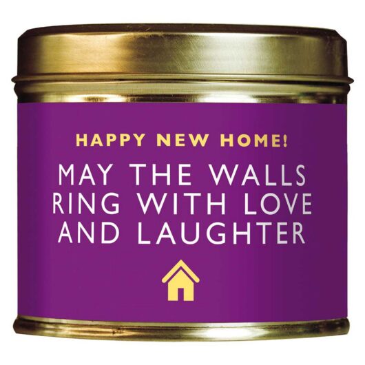Shearer Candles Happy New Home May The Walls Ring With Love And Laughter Tin Candle 204g