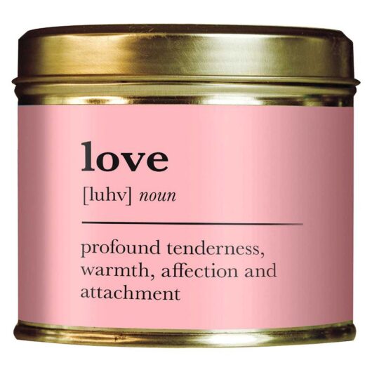 Shearer Candles Love, Profound Tenderness, Warmth, Affection And Attachment Tin Candle 204g