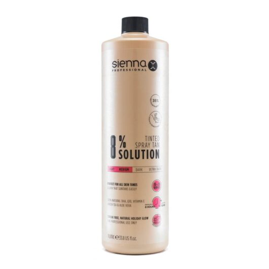 Sienna X Professional Tanning Solution 8% 1 Litre, 1L