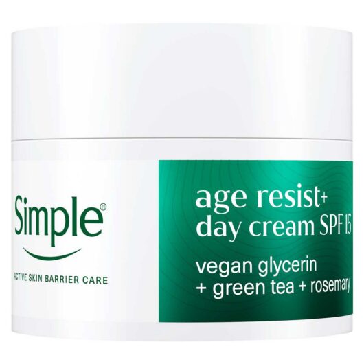 Simple Age Resist+ Day Cream Spf15 50ml