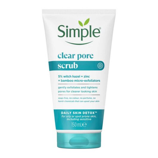 Simple Daily Skin Detox Clear Pore Scrub 150 ml