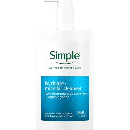 Simple Hydrate+ Micellar Gel Cleanser 240ml