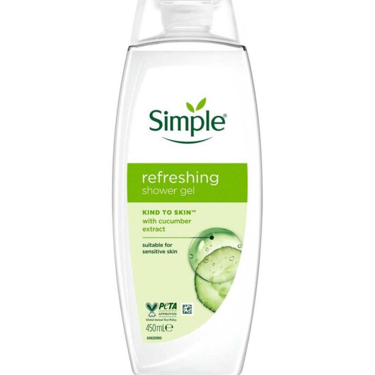 Simple Kind To Skin Refreshing Shower Gel 450ml