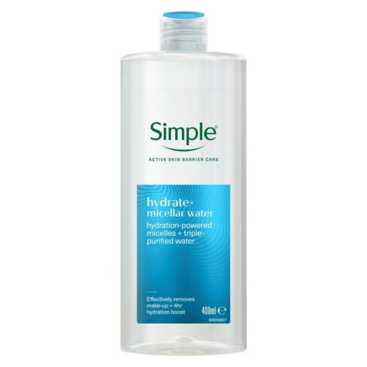 Simple Micellar Cleansing Water Hydrate+ 400ml