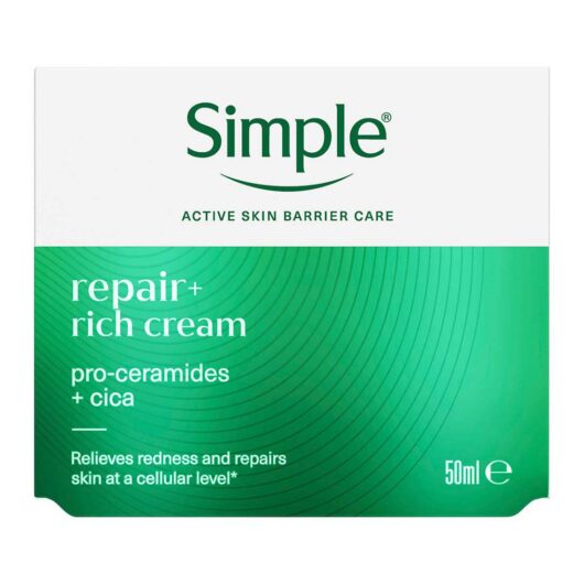 Simple Repair+ Rich Cream 50ml