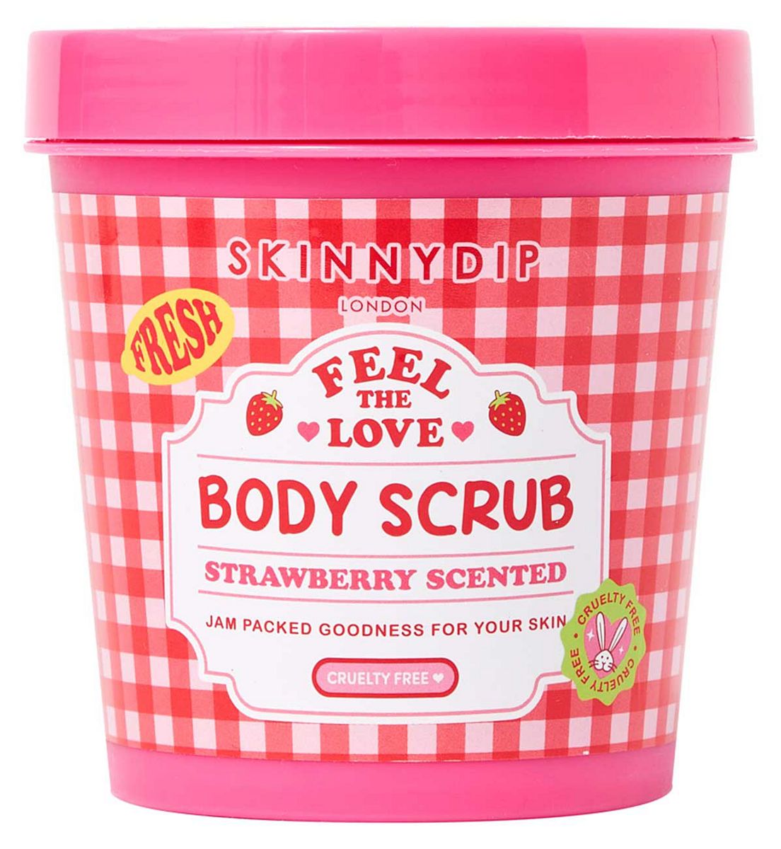 Skinnydip London Supermarket Strawberry Body Scrub 270g