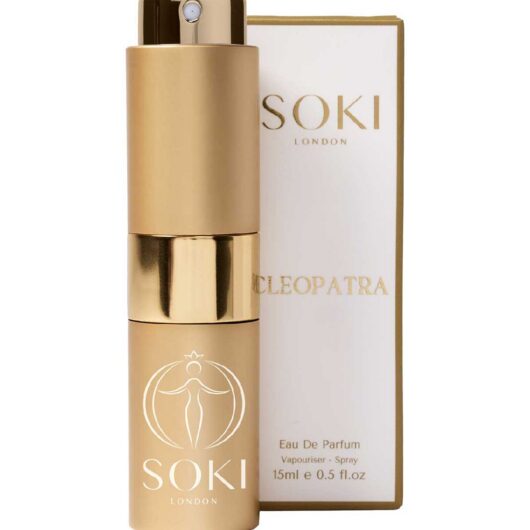 Soki London Cleopatra Eau De Parfum Intense Refillable Travel Spray 15ml