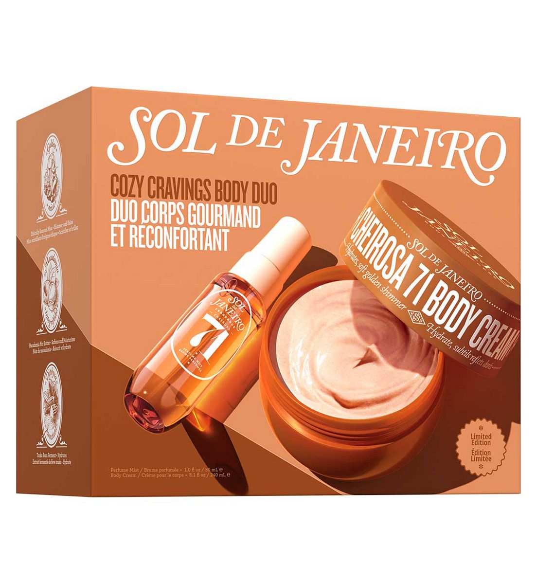 Sol de Janeiro Cozy Cravings Body Duo - Cheirosa 71 Cream & Perfume Mist Gift Set