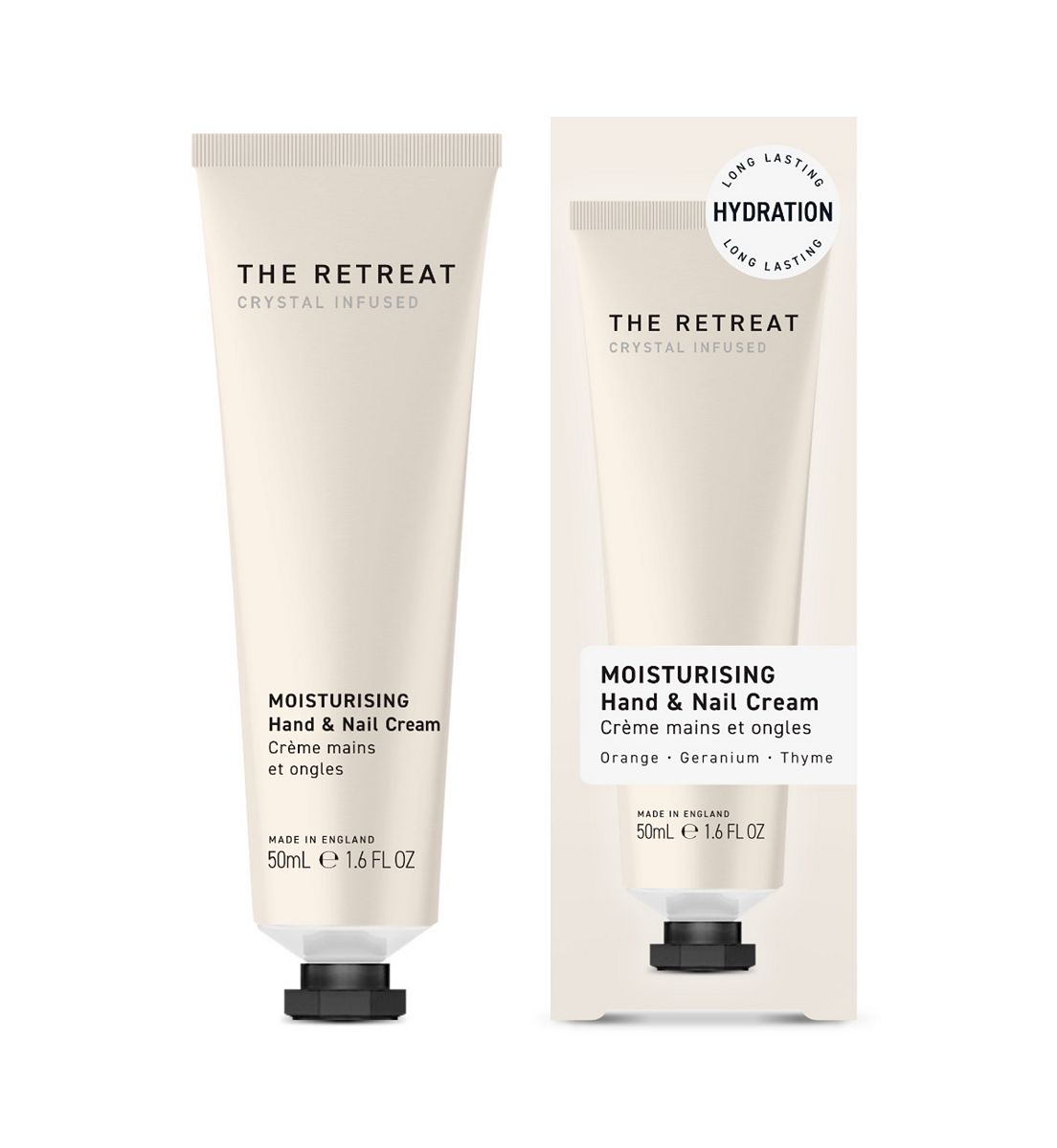 THE RETREAT Moisturising Hand & Nail Cream 50ml