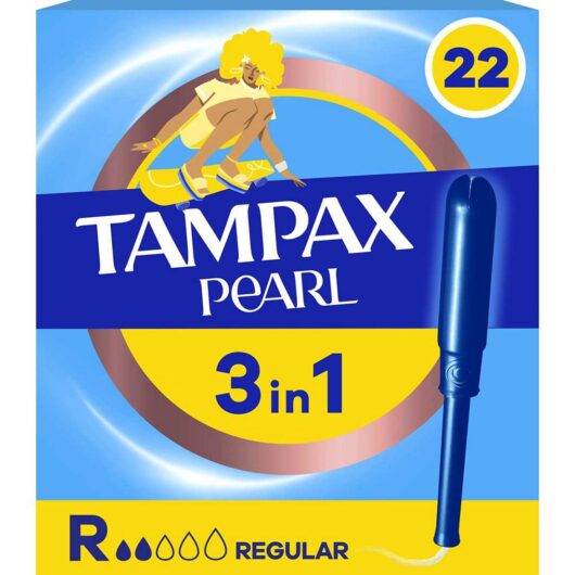 Tampax Pearl Regular Tampons With Applicator X22