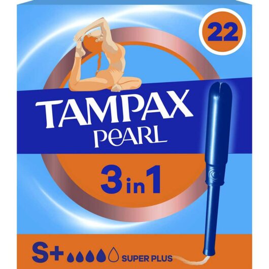 Tampax Pearl Super Plus Tampons With Applicator X22