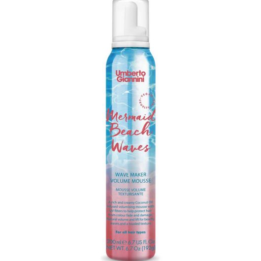 Umberto Giannini Mermaid Beach Waves Texturising Volume Mousse200 ml, 200ml