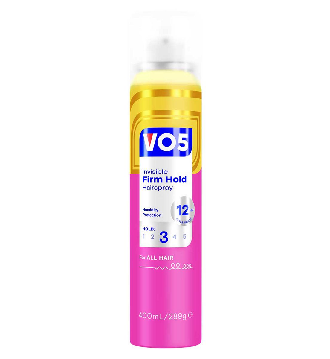 VO5 Invisible Firm Hold Hairspray 400ml