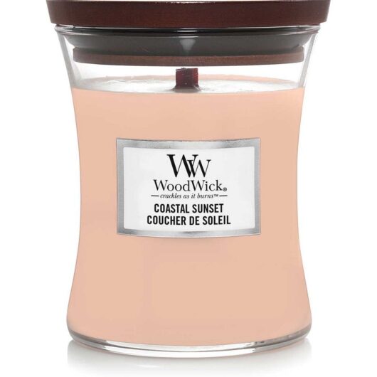 Woodwick Medium Hourglass Candle Coastal Sunset 275g