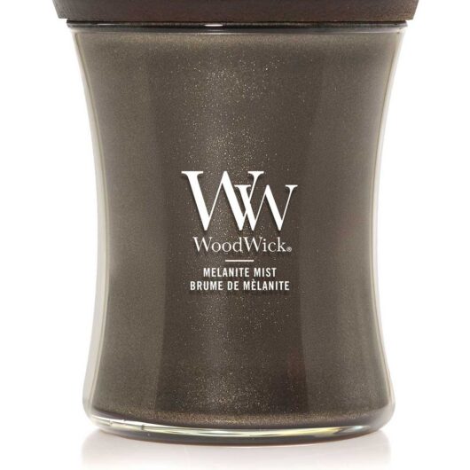 Woodwick Medium Hourglass Candle Melanite Mist 275g