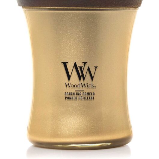 Woodwick Medium Hourglass Candle Sparking Pomelo 275g