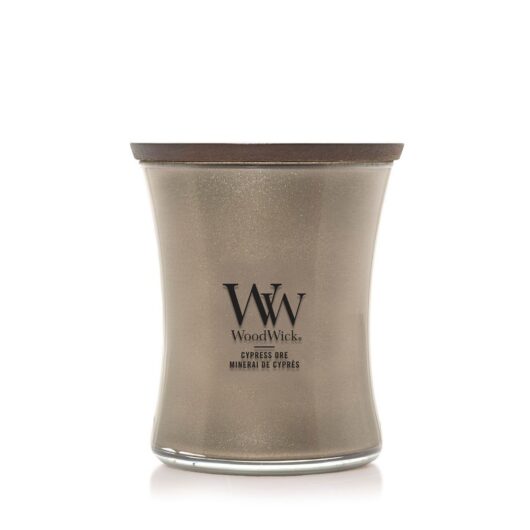 Woodwick Renew Medium Hourglass Candle Lavender And Cypress 275g