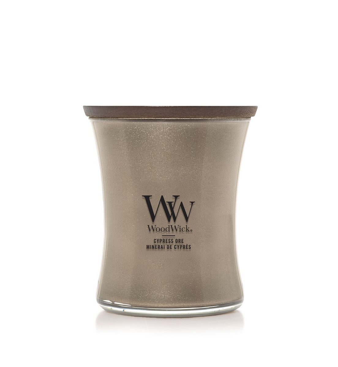 Woodwick Renew Medium Hourglass Candle Lavender And Cypress 275g