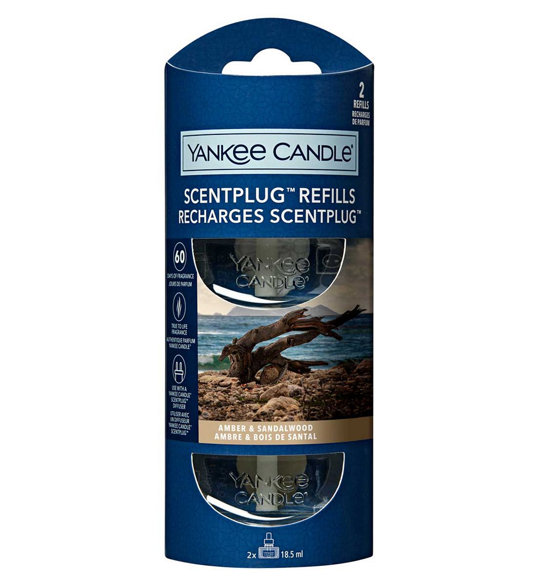 Yankee Candle Scentplug Twin Refill Amber And Sandalwood 18.5Ml 2S