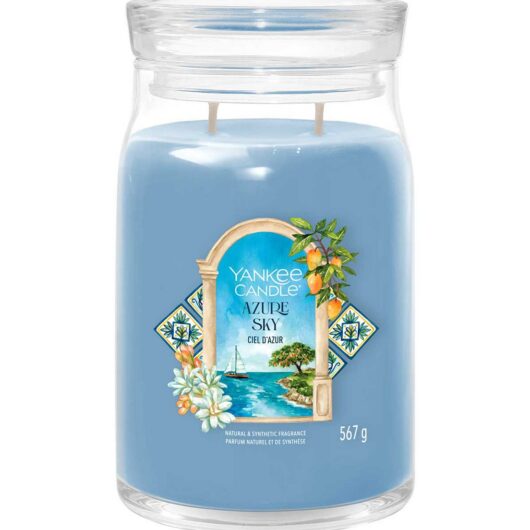Yankee Candle Signature Large Jar Azure Sky Candle 567g