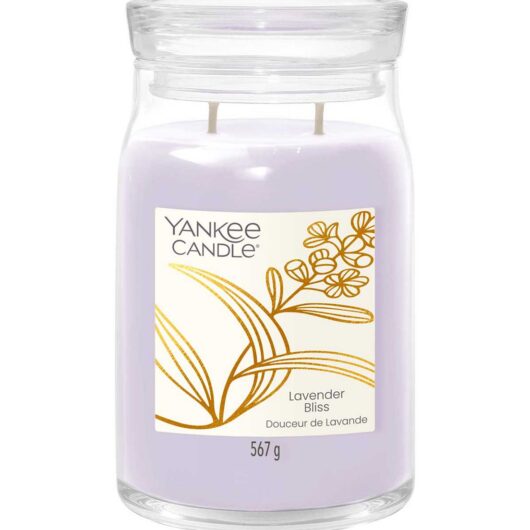 Yankee Candle Signature Large Jar Candle Lavender Bliss 567g