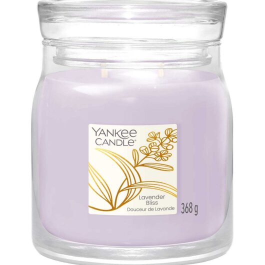 Yankee Candle Signature Medium Jar Candle Lavender Bliss 368g