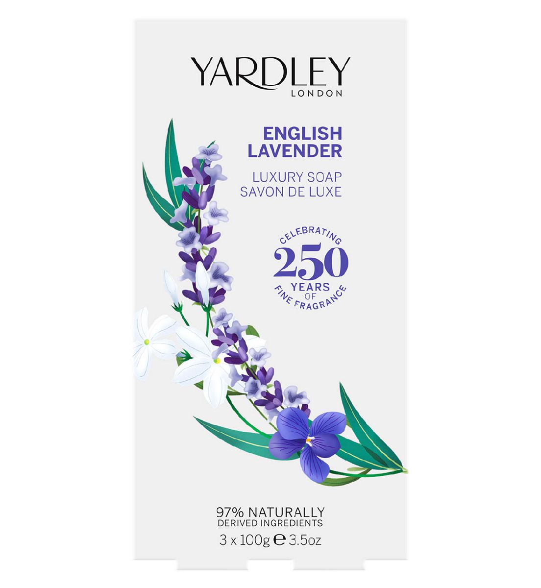 Yardley English Lavender 3 X 100G Soap